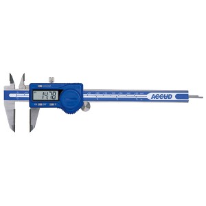 DIGITAL CALIPER WITH CARBIDE TIPPED JAWS