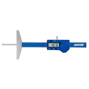 DIGITAL DEPTH CALIPER WITH ROUND DEPTH BAR