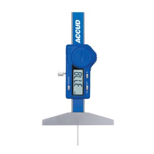 DIGITAL DEPTH CALIPER WITH ROUND DEPTH BAR