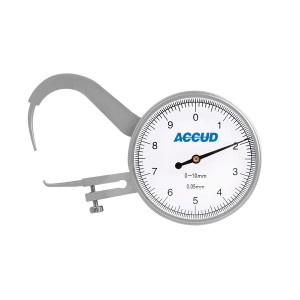 THICKNESS GAUGE WITH POINTED TIPS