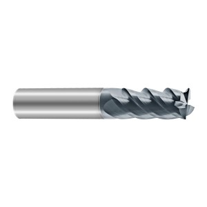 FOUR-FLUTE FLAT END MILLING CUTTER